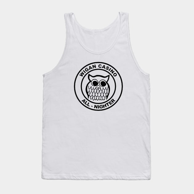 Wigan Casino All Nighter Tank Top by LeRobrts